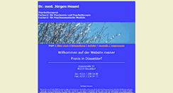 Desktop Screenshot of dr-hessel-psychotherapie.de